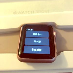 Apple each series 1 rose gold